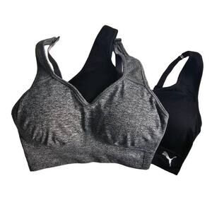 PUMA Bras SIZE Medium black gray New